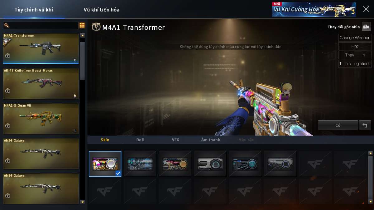 shop acc cf uy tin gia re